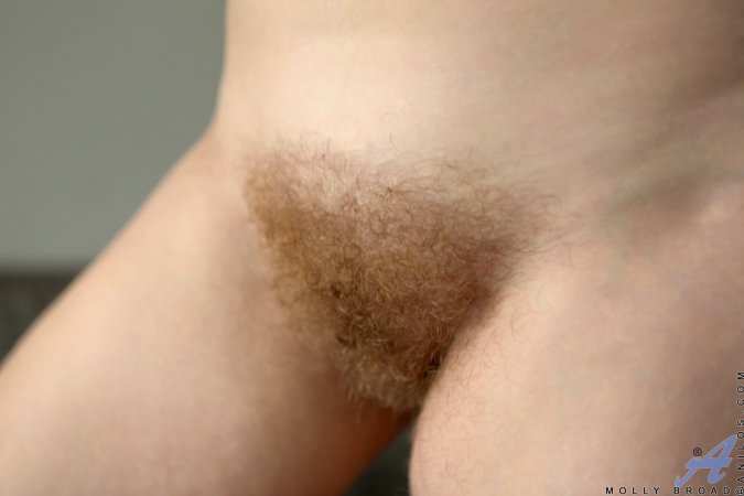 Slender young ginger Molly Broad shows her hairy muff photo 9