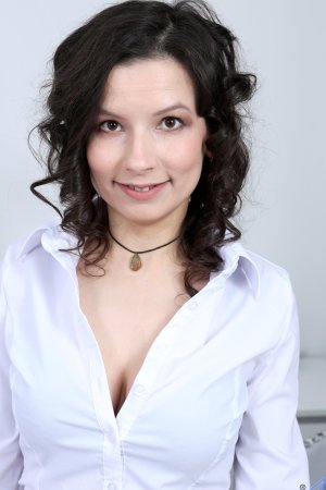 Tais Mercedes panties exposing pussy with dildo inside photo 2